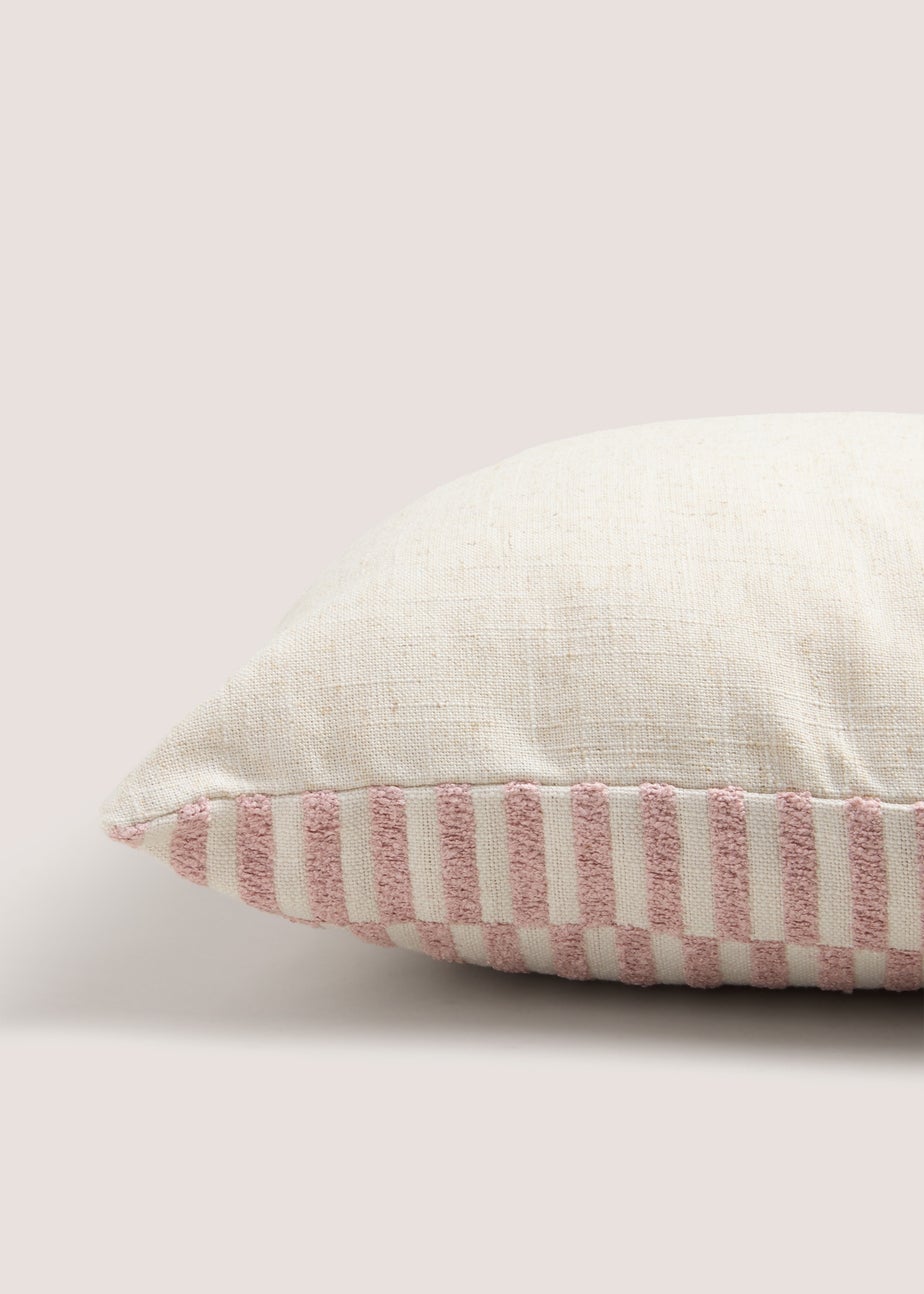 Pink Stripe Cushion