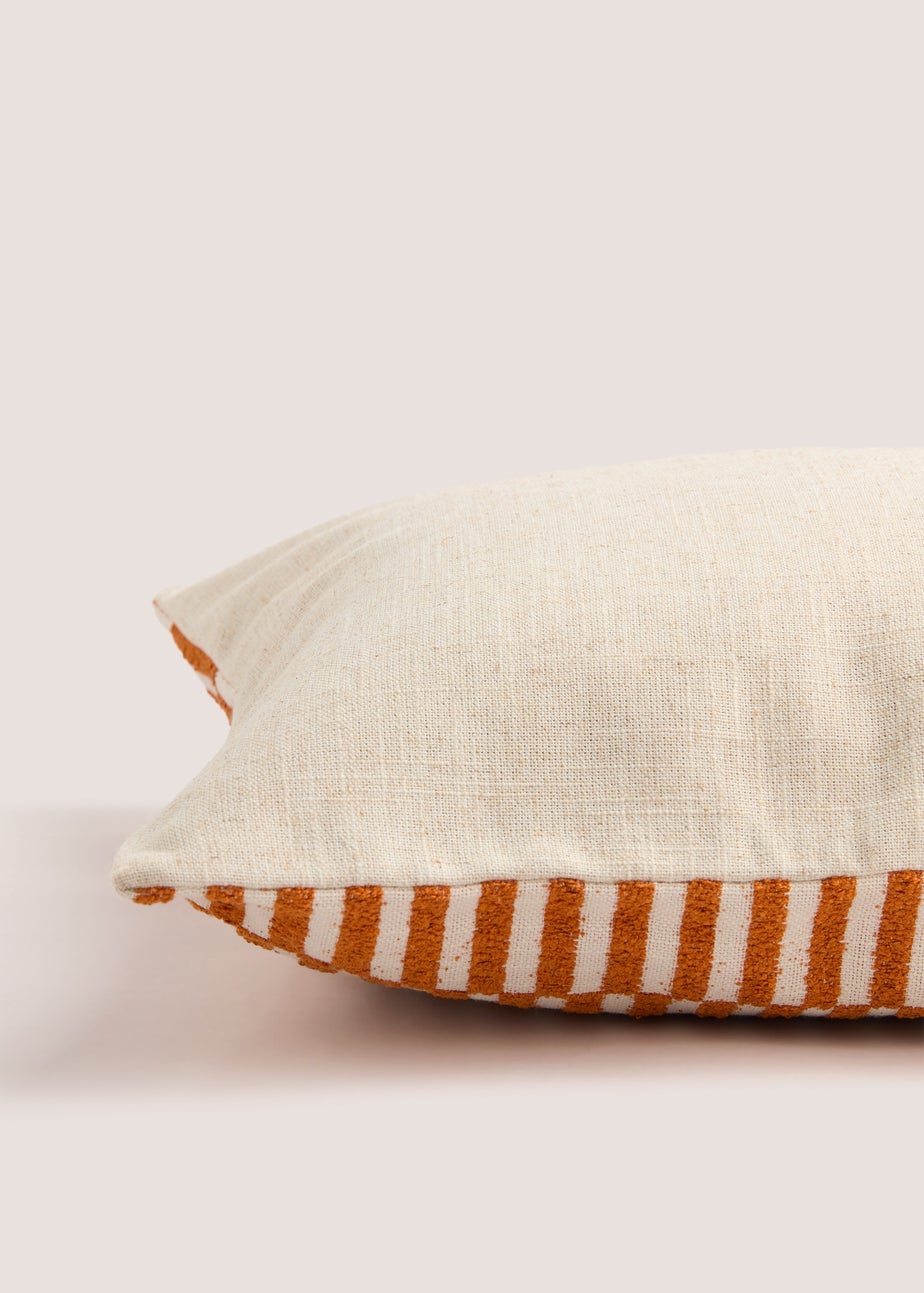 Rust Stripe Cushion