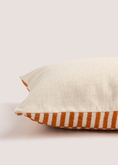 Rust Stripe Cushion