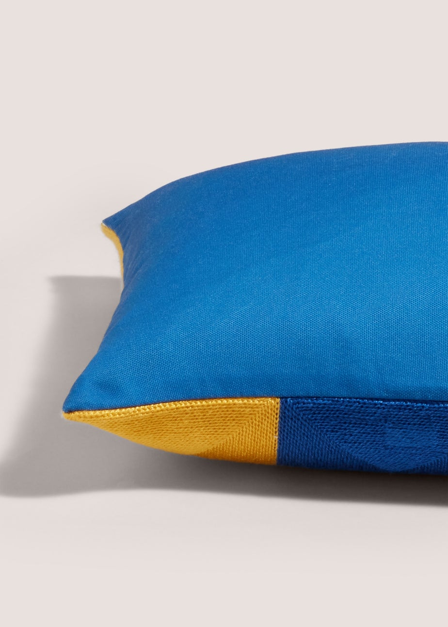 Multicolour Smile Slogan Cushion