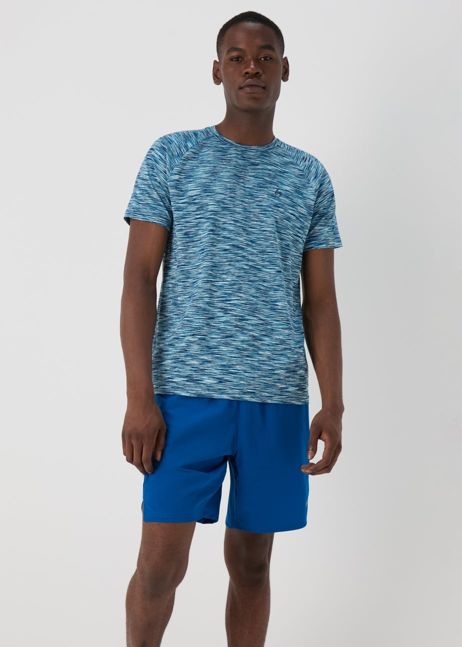 Souluxe Blue Space Dye T-Shirt