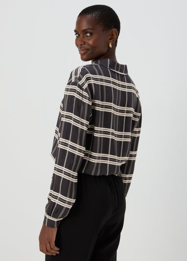 Black & Cream Check Shirt