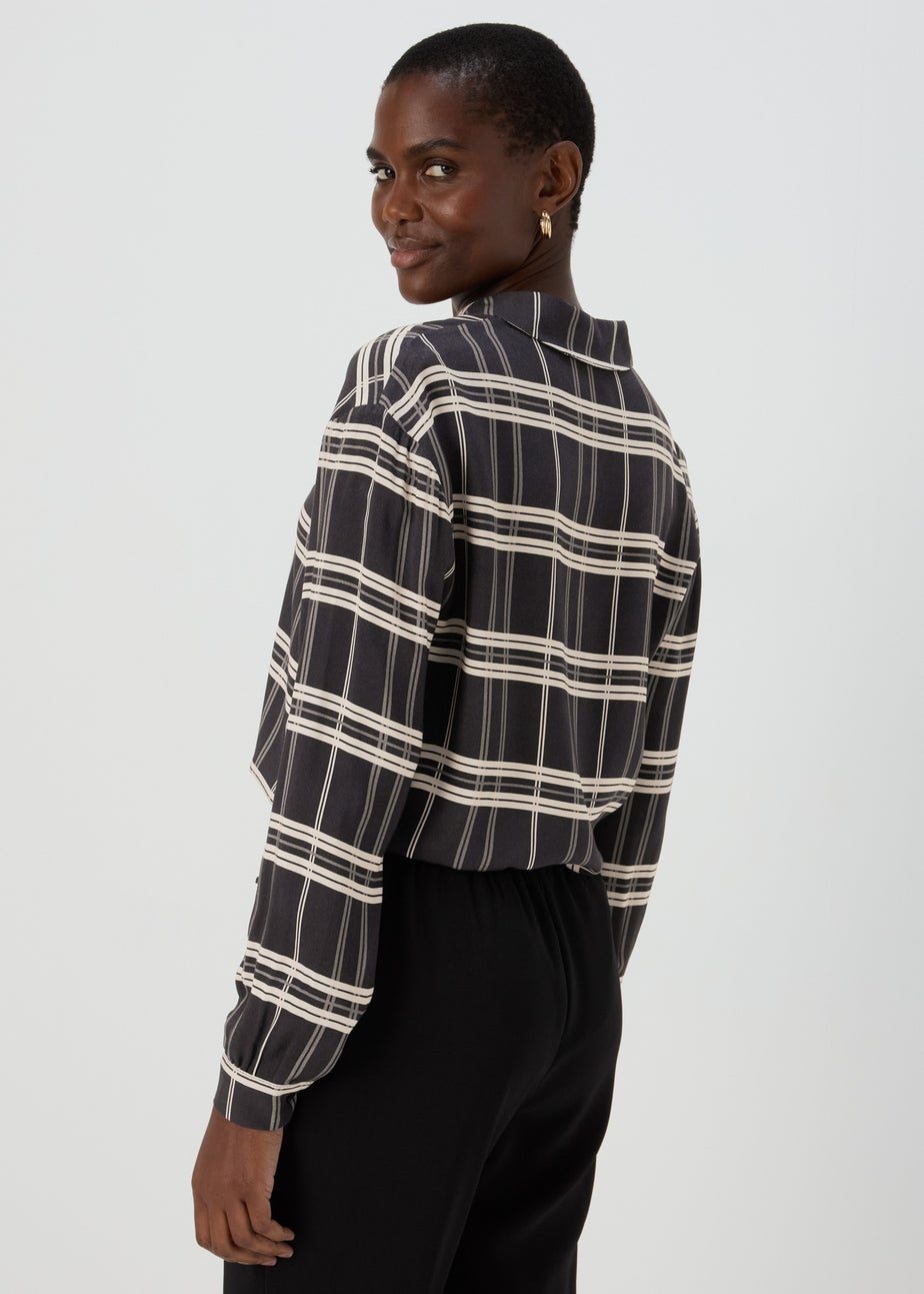 Black & Cream Check Shirt