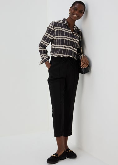 Black & Cream Check Shirt