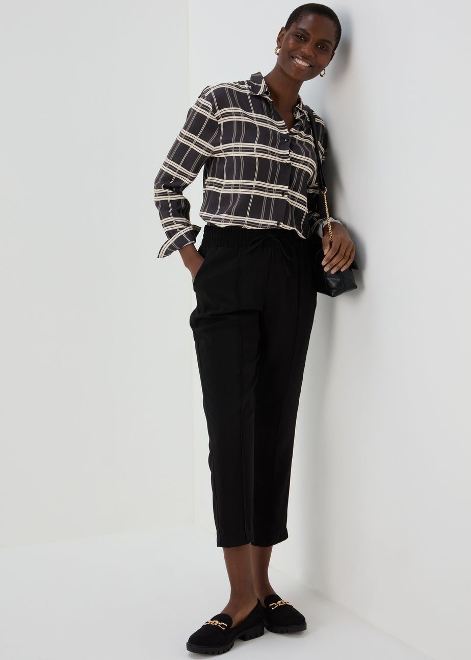 Black & Cream Check Shirt