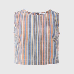 Multicolour Stripe Co Ord Vest