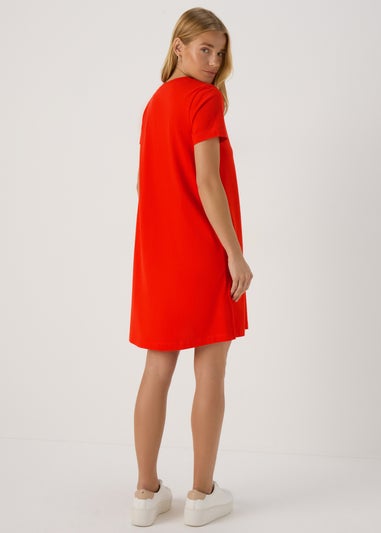 Red T-Shirt Dress
