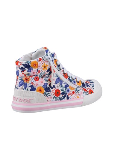 Rocket Dog White Jazzin Malden Floral Shoes