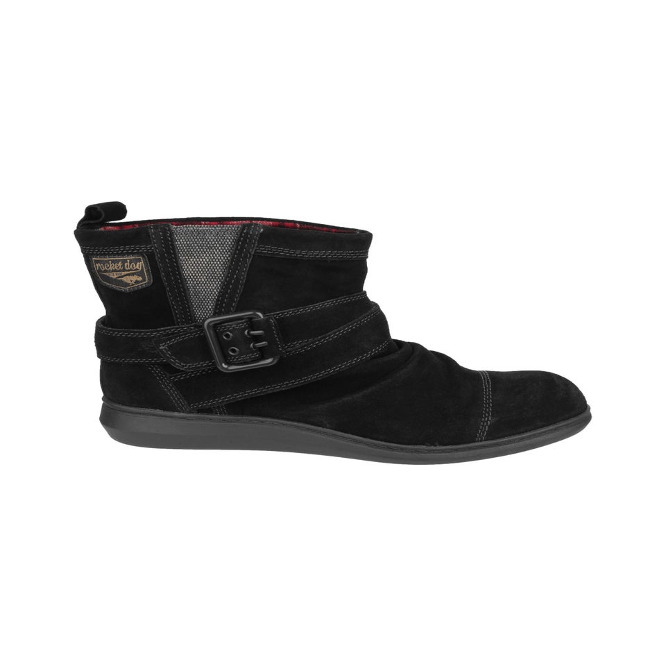 Rocket Dog Black Mint Pull On Ankle Boot