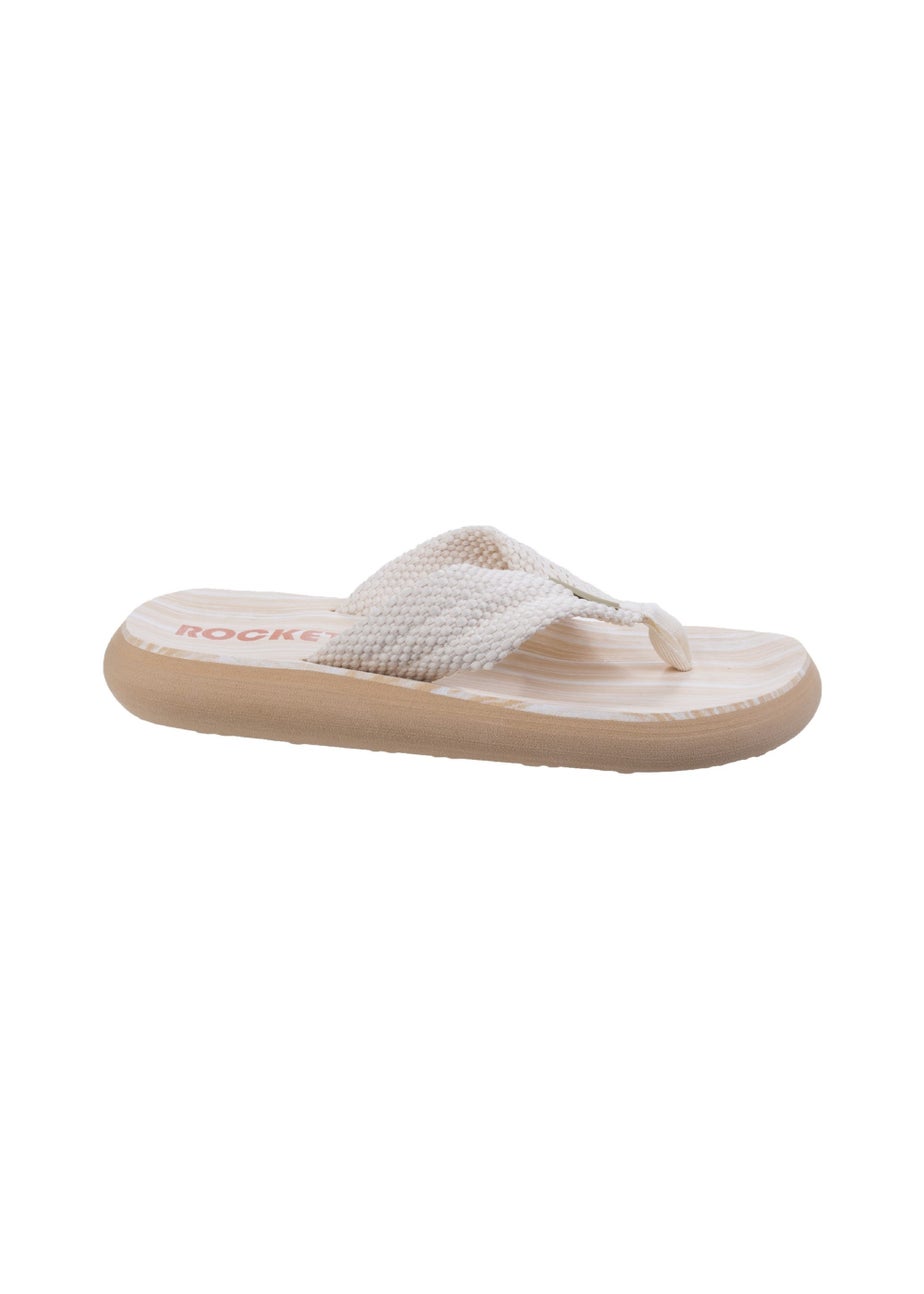 Rocket Dog Cream Sunset Webbing Flip Flop