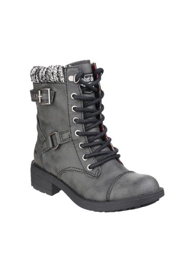 Rocket Dog Black Thunder Galaxy Biker Boot