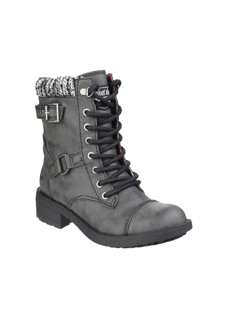 Rocket Dog Black Thunder Galaxy Biker Boot