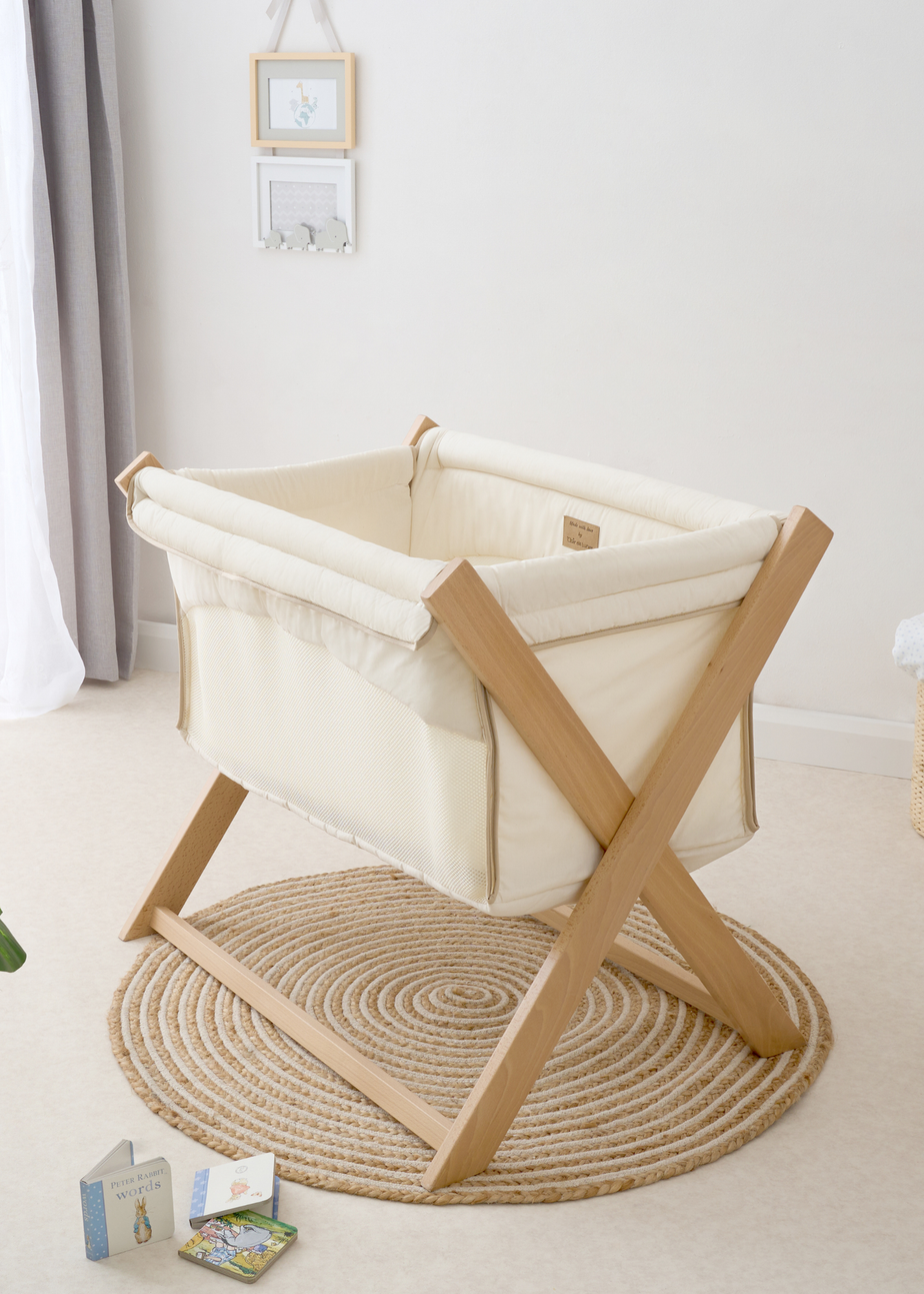Clair de Lune Organic Folding Crib