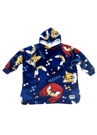 HUGZEE Sonic Bounce Hooded Wearable Throw