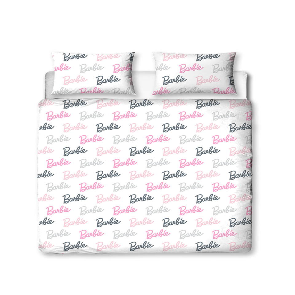 Barbie Figures Double Rotary Duvet Set