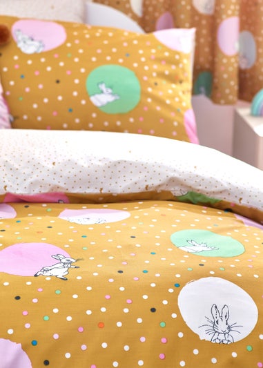 Peter Rabbit™ Dotty Spotted Duvet Cover Set Ochre