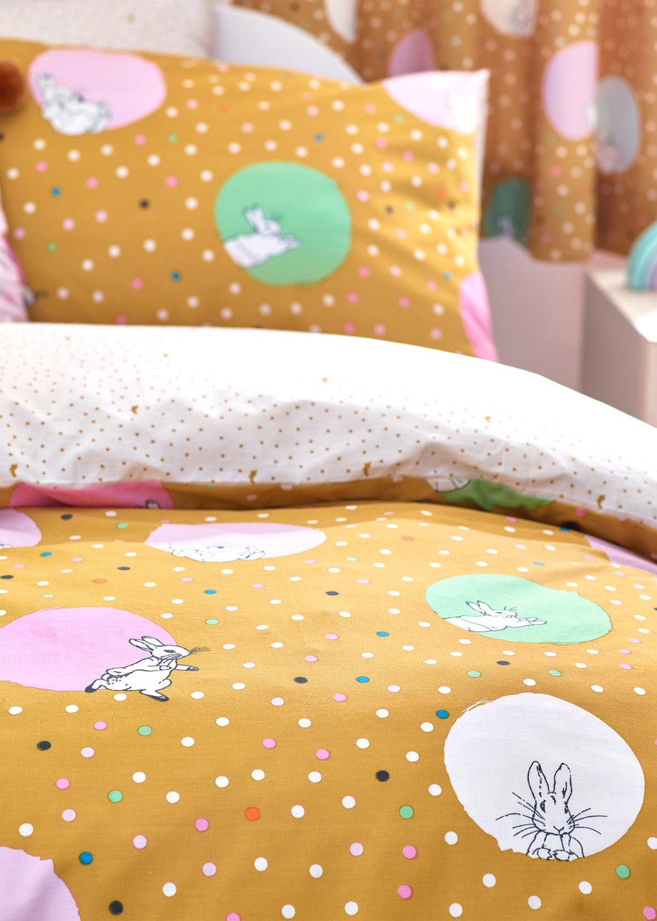 Peter Rabbit™ Dotty Spotted Duvet Cover Set Ochre