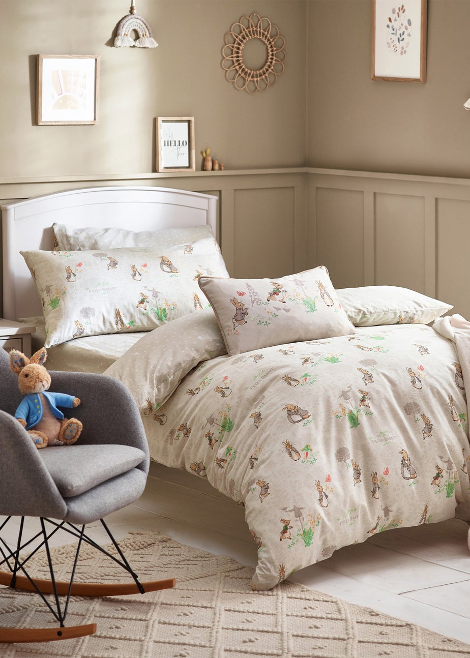 Peter Rabbit™ Classic Cotton Duvet Cover Set Natural