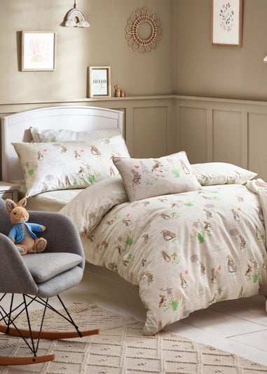 Peter Rabbit™ Classic Cotton Duvet Cover Set Natural
