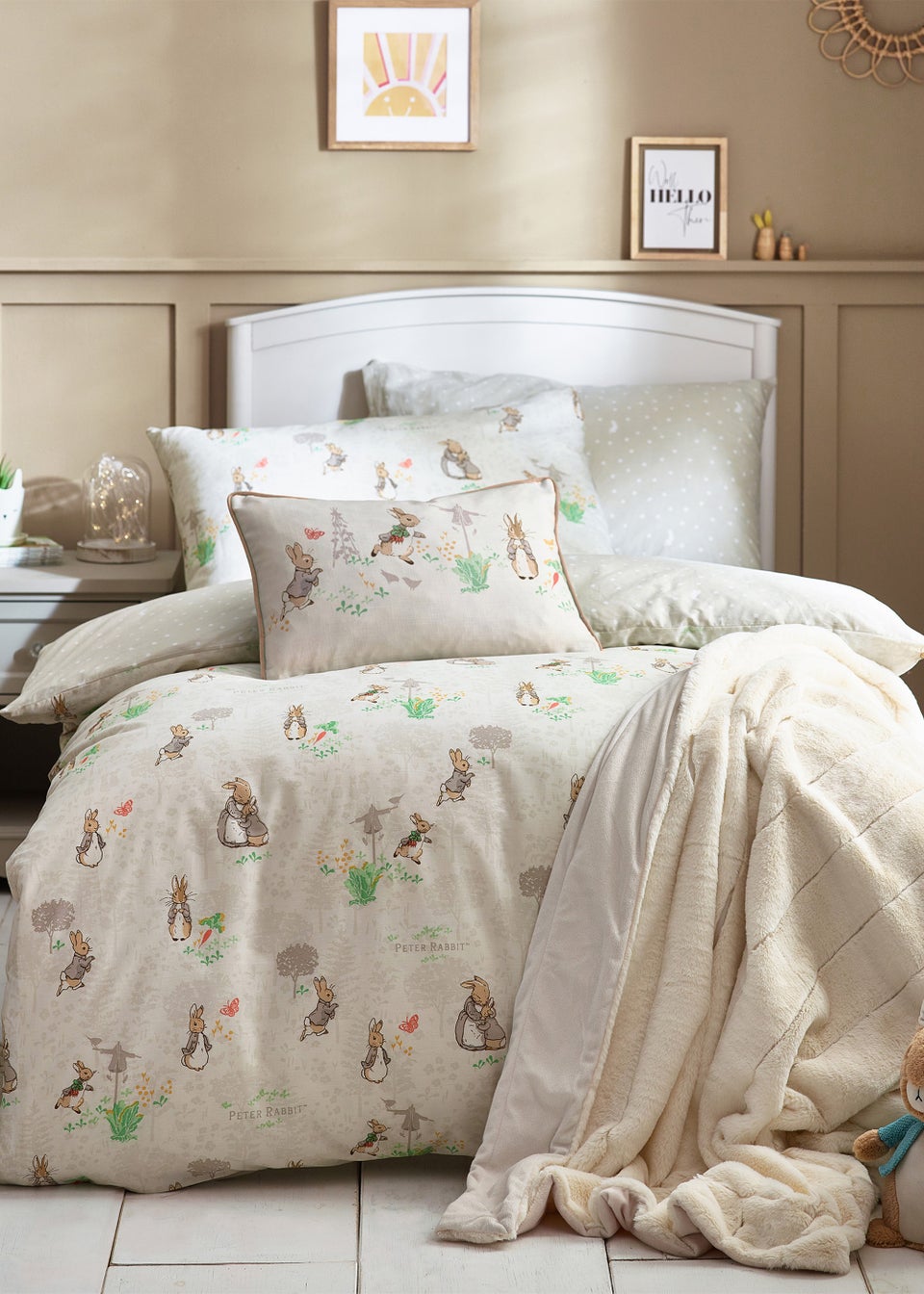 Peter Rabbit™ Classic Cotton Duvet Cover Set Natural