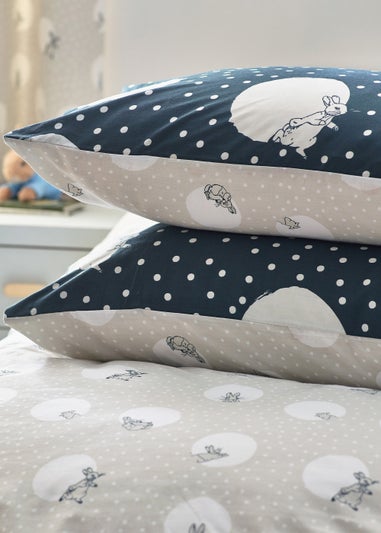 Peter Rabbit™ Spot Me Modern Duvet Cover Set Grey