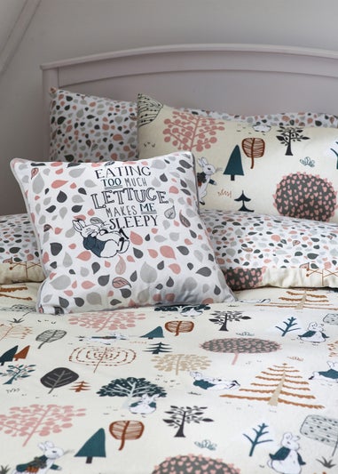 Peter Rabbit™ Scandi Woods Brushed Cotton Duvet Cover Set Natural