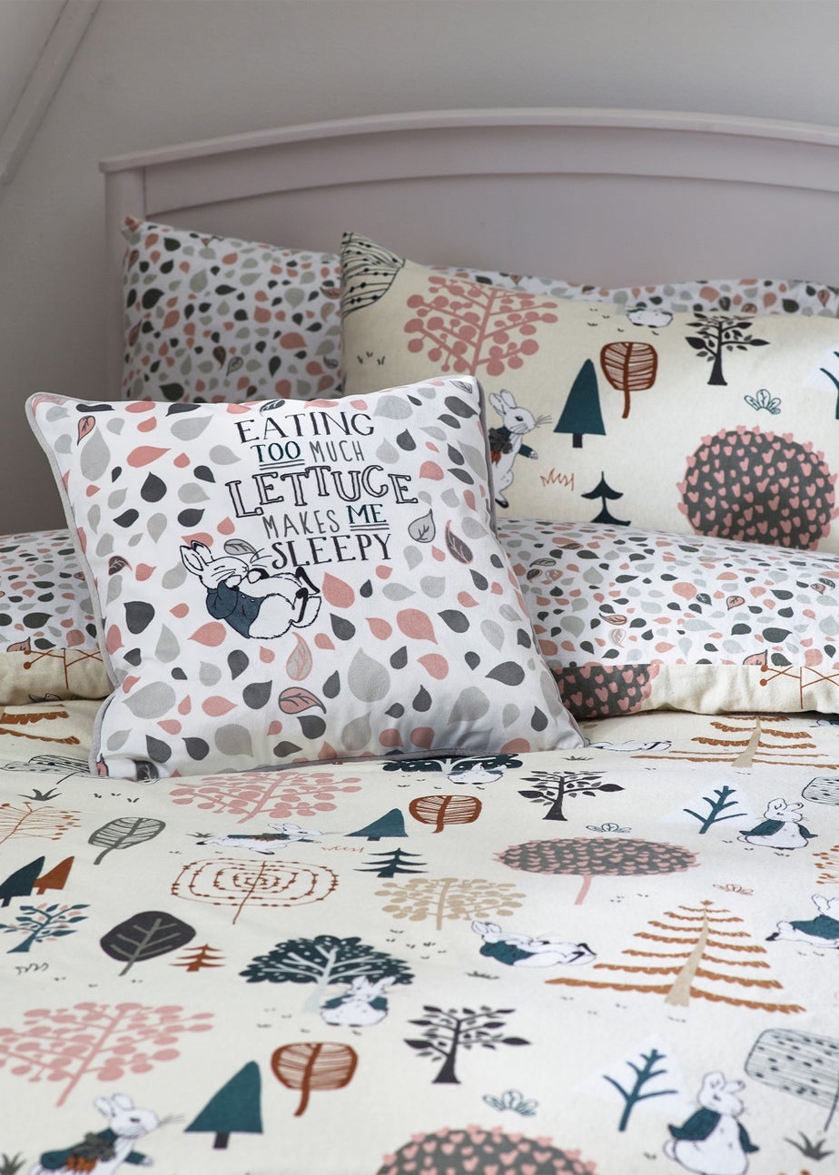 Peter Rabbit™ Scandi Woods Brushed Cotton Duvet Cover Set Natural