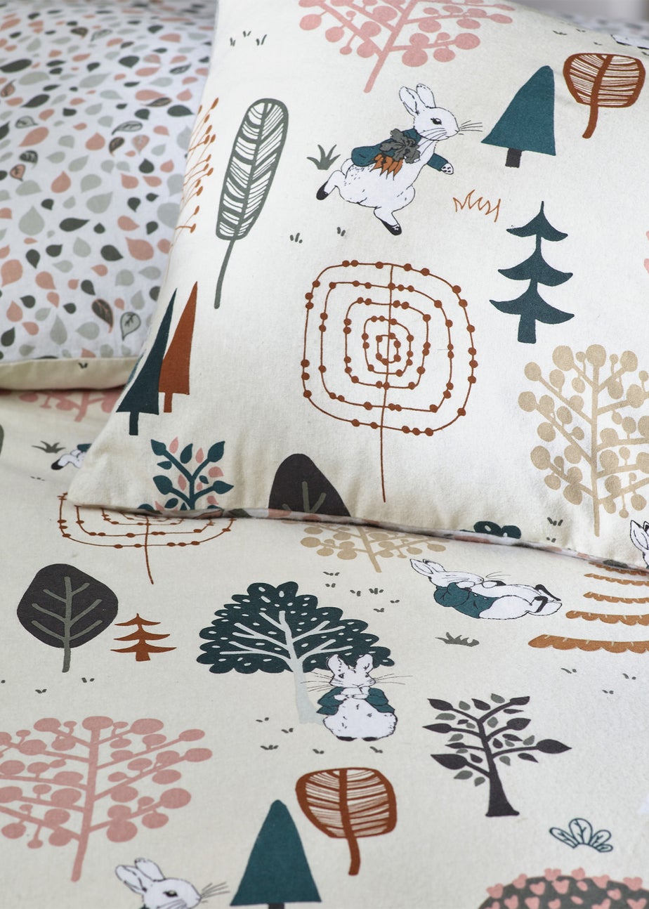 Peter Rabbit™ Scandi Woods Brushed Cotton Duvet Cover Set Natural
