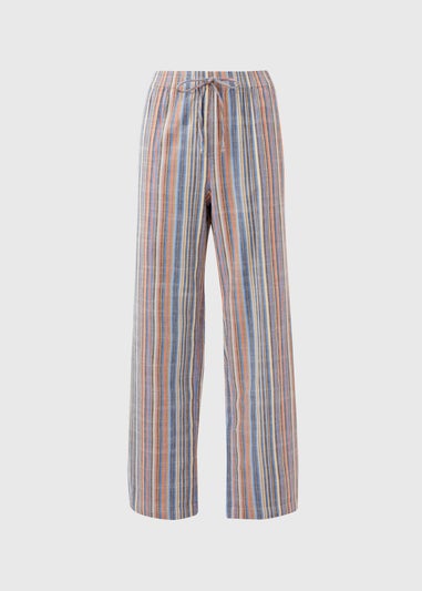 Multicolour Yard Dye Stripe Co Ord Wide Leg Trousers