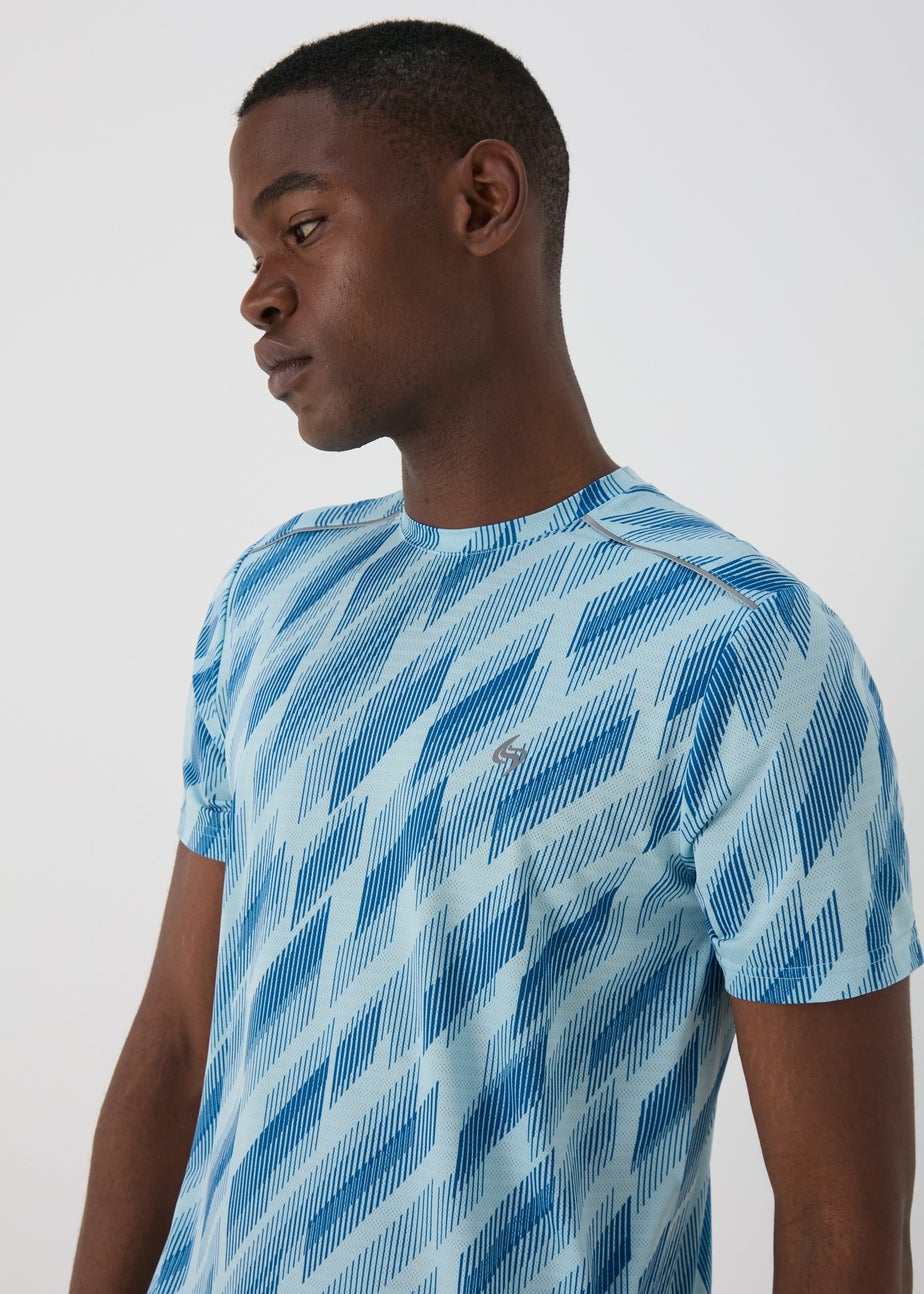 Souluxe Bright Blue Print T-Shirt