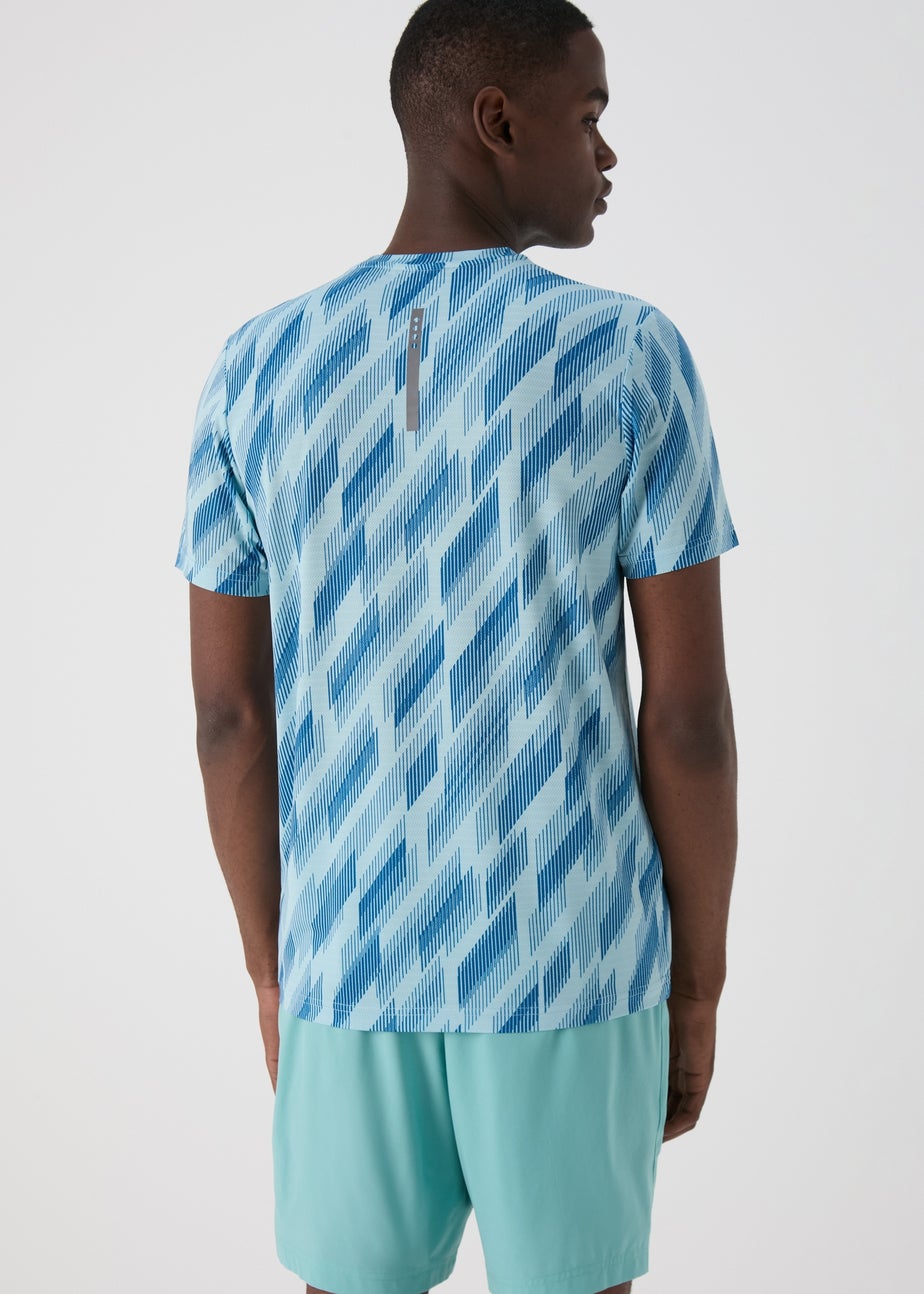 Souluxe Bright Blue Print T-Shirt
