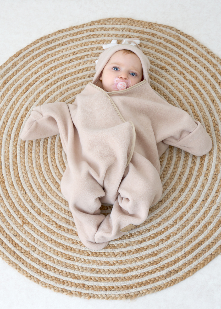 Clair de Lune Star Fleece Baby Wrap Blanket 6-12 Months
