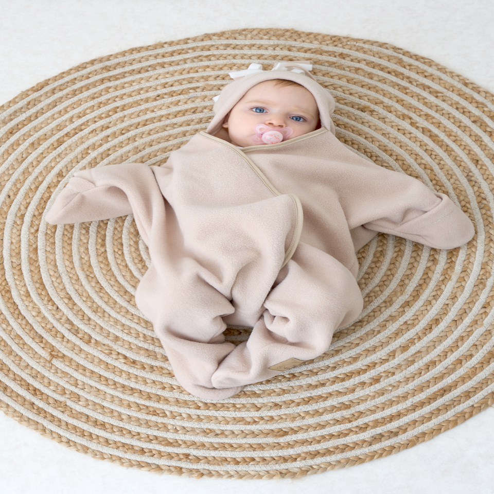 Clair de Lune Star Fleece Baby Wrap Blanket 6-12 Months