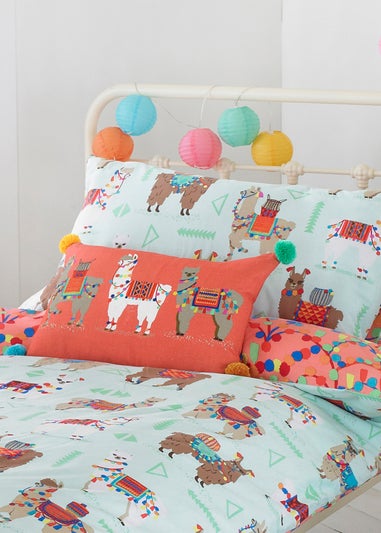 little furn. Llamarama Animal Childrens Duvet Cover Set