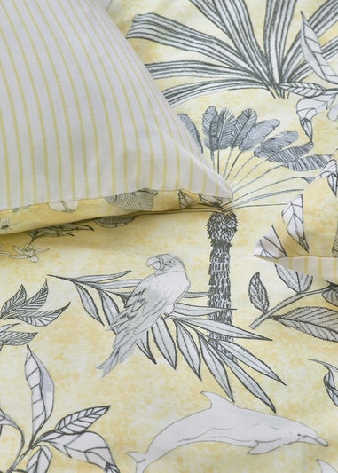 furn. Colony Palm Botanical Duvet Cover Set