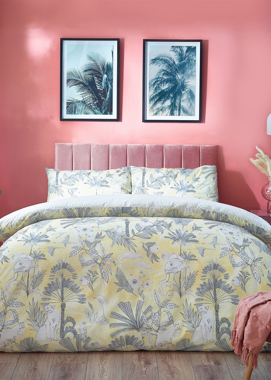 furn. Colony Palm Botanical Duvet Cover Set