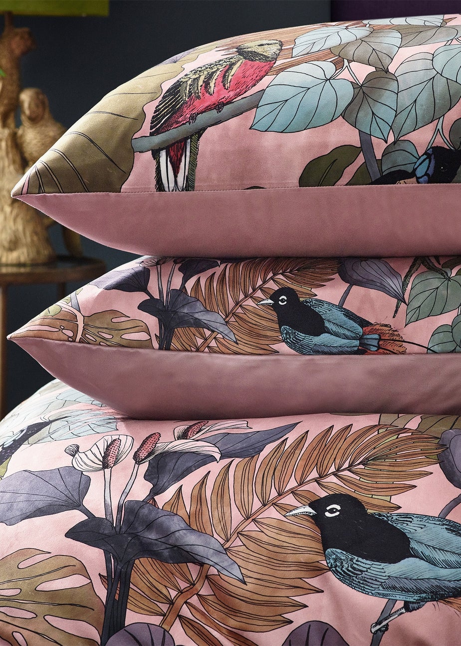 Wylder Moriyo Exotic Floral Velvet Duvet Cover Set