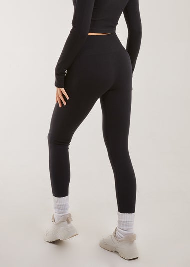 Pink Vanilla Black Active Rib Leggings