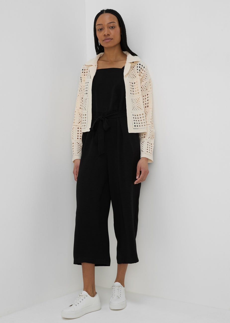 Black Apron Jumpsuit