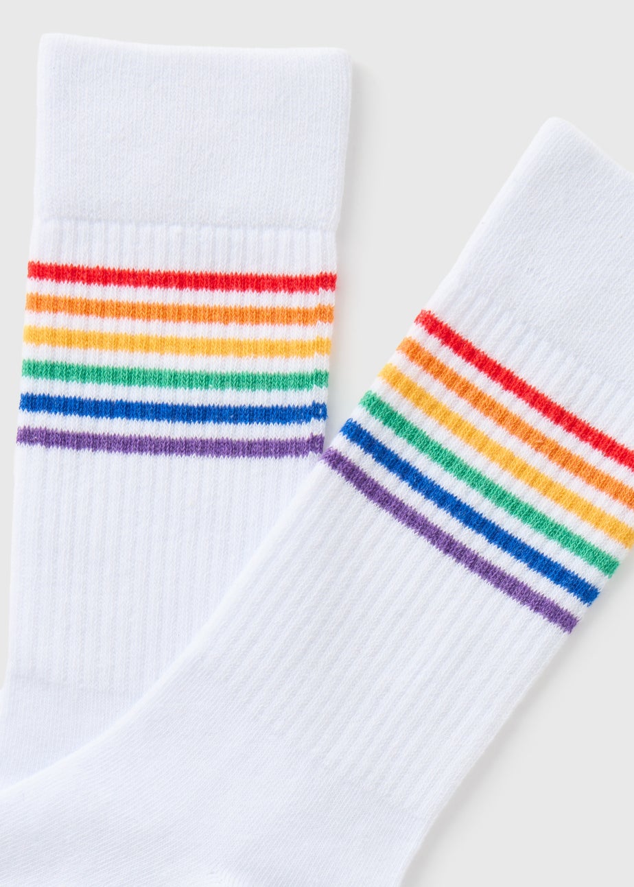 White Pride Socks