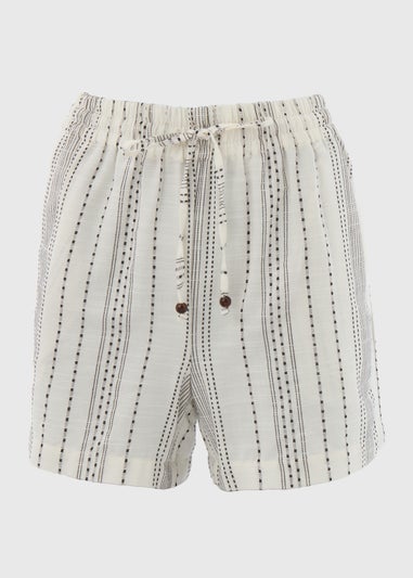 Cream Co Ord Shorts