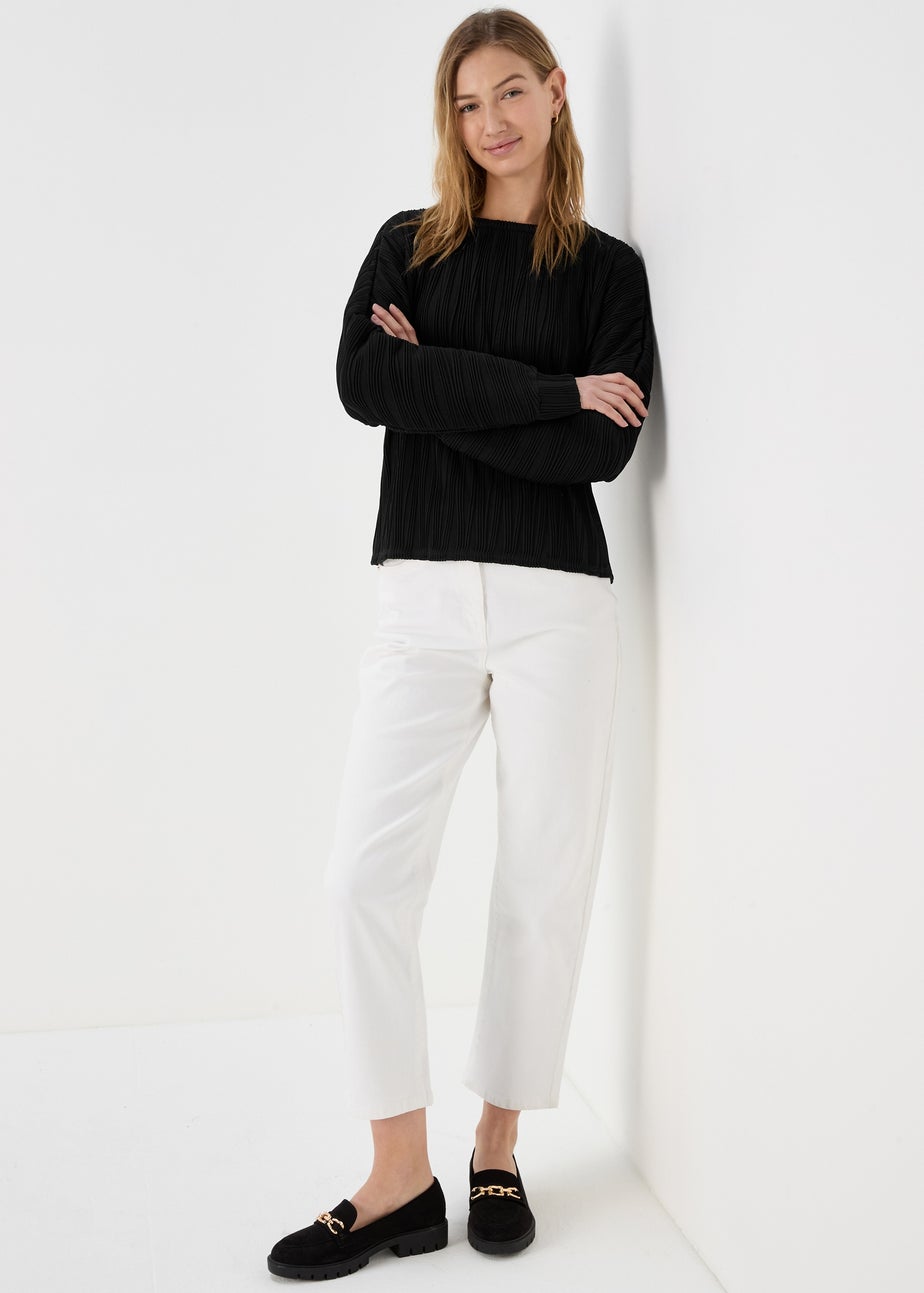 Black Dolman Sleeve Top