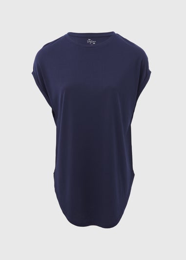 Navy Longline T-Shirt