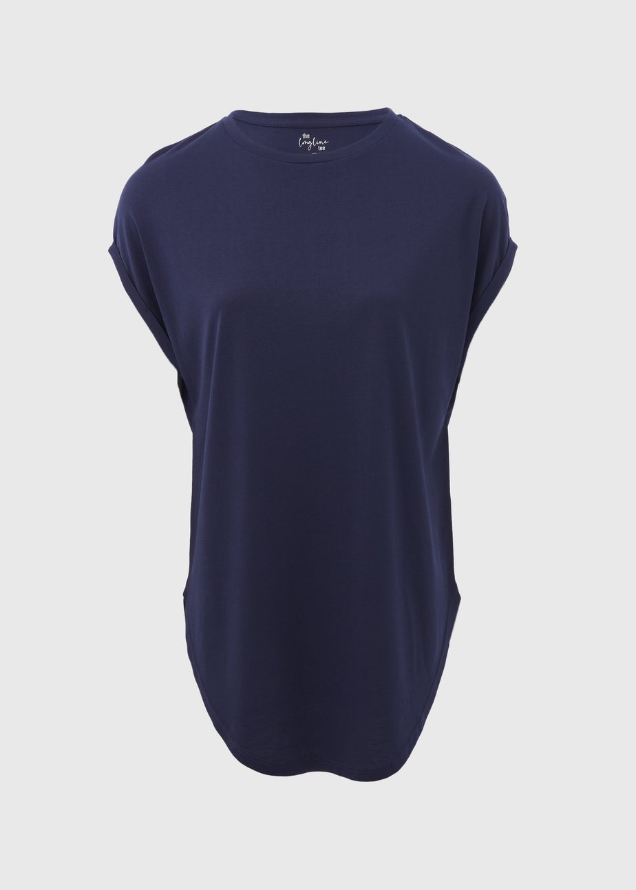 Navy Longline T-Shirt