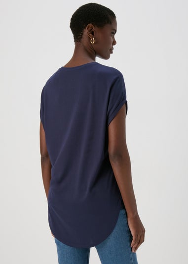 Navy Longline T-Shirt