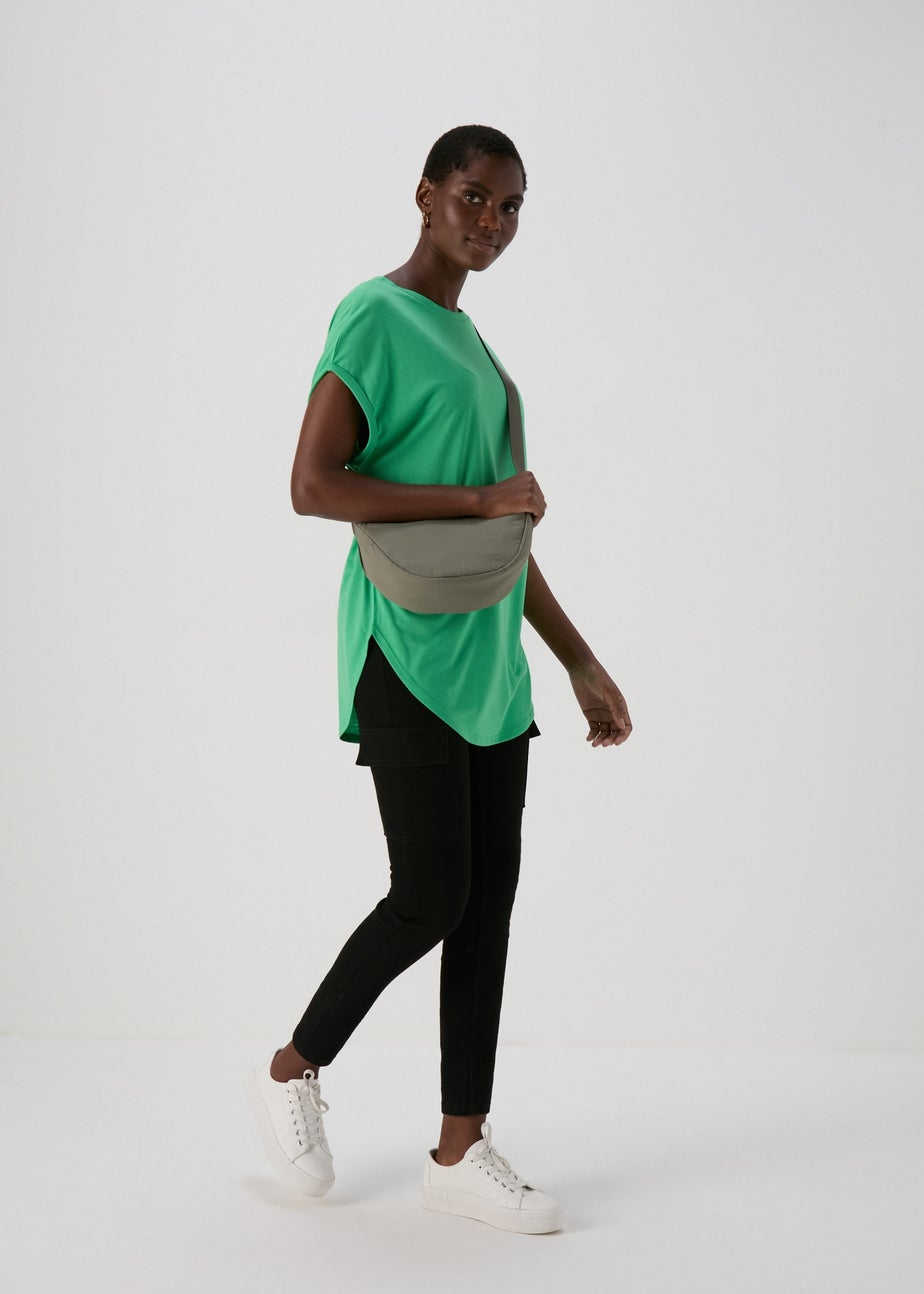Green Longline T-Shirt