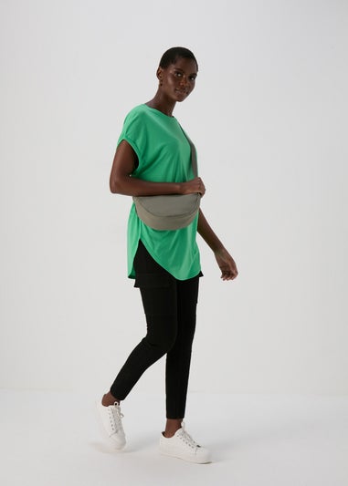 Green Longline T-Shirt