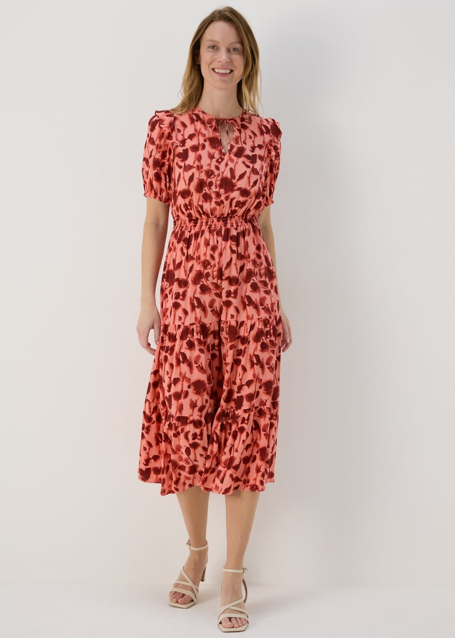 Et Vous Pink Floral Maxi Dress