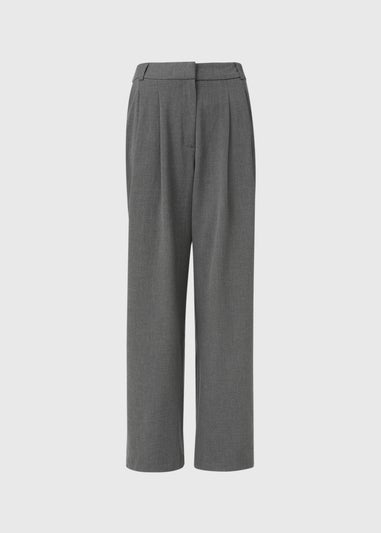 Grey Wide Leg Trousers