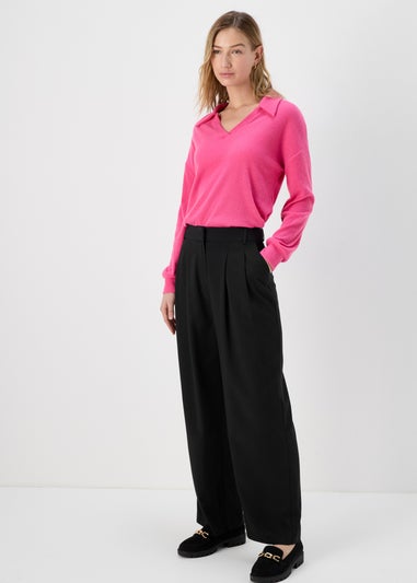 Black Wide Leg Trousers